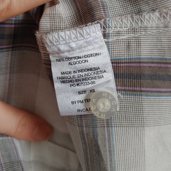 RVCA Plaid Button Down - Picture 10 of 14